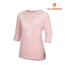 [올포유] 여성 스카프 7부소매 티셔츠 AWTRI6R61-403_G