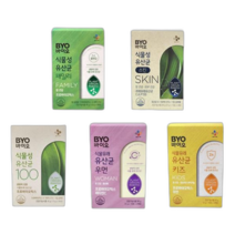 CJ 바이오 식물성유산균 패밀리 피부 우먼 키즈 100억 유산균 생유산균, BYO 식물성유산균 스킨 30포 1박