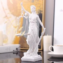 정의의 여신 장식품 변호사 사무실 개업선물 로스쿨, 하얀색