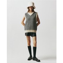 울 블렌드 페어아일 니트 베스트