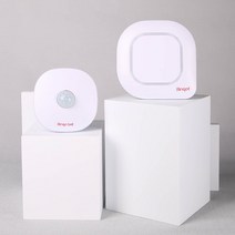 [링고벨] 무선 차임벨 LED 배터리타입 수신기 동작감지 도어센서벨 음성안내 경보기, GPT-200C+GSR-302C