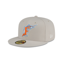 뉴에라 스냅백 MLB [마이애미 말린스] Stone Orange 59FIFTY Fitted 786989