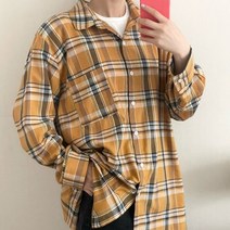 [아이우먼] 체크패턴원포켓남방 CRN203M209 빅사이즈 사이즈에서 자유로운 그녀~