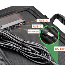 태양열패널 200W Foldable 휴대용 태양 전지 패널 ETFE 큰 열 충전기 USB QC30 DC 18V 카메라 태블릿 한, 02 200W