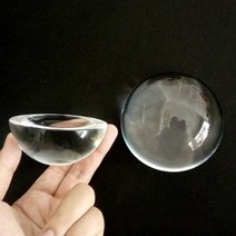 유리문진 문진 책문진 페이퍼웨이트 paperweight 유리구슬 민들레문진 반구 456cm 크리스탈 유리 석영 구 돋보기 세미 볼 홈 장식 장식품 인형, 60mm