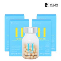 한미양행 히알루론산 먹는 엘라스틴 콜라겐 피부 영양제 500mg 60캡슐 4박스
