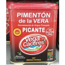 PIMENTON de la VERA 핫 훈제 파프리카가루 (매운맛) 75g 스페인, 1개
