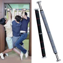 브리사 가정용 문틀 철봉 턱걸이 풀업바, 그레이