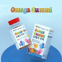 키즈 오메가3 구미 꾸미 어린이 오메가3 초등학생 오메가 DHA 캐나다산 소아 추천 씹어먹는 젤리 성장기 어린이 청소년 10대 성인, 1__1달분