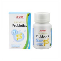 하이웰 프로바이오틱 60정 Hi Well Premium Probiotics 75Billion 60 Caps