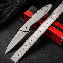 공구 도구 Kershaw-블루 핸들 1660 켄 양파 부추 플리퍼 EDC 접는 나이프 야외 캠핑 자기 방어 전술 칼, 01 silver sharp blade