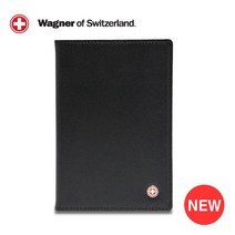 [스위스와그너] 샤무드 천연소가죽 여권지갑_블랙