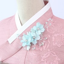 리치B 한복 브로치 혼주 악세사리 결혼식 촬영
