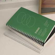 인더무드 A5 라인 스프링 노트 02. 웨이브 그린 (Wave green), 1개