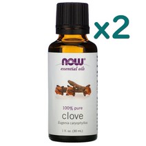 NOW Foods 정향 Clove 에센셜 오일 30ml x2개