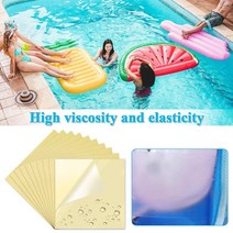 에어시소 운동회게임 에어바운스 iatable 풀 패치 수리 키트 에어 매트리스 패치 방수 수리 테이프 for Swimming pool 바운스 하우스 텐트 풀 수레