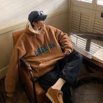 체리쉬 양털 후드티 남녀공용
