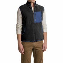 울리치 Woolrich Boysen Reversible Black/Blue Insulated Fleece Vest Jacket 사이즈: M NWT 122237