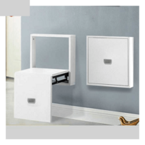 접이식 현관의자 좁은현관 벤치 스툴 원룸 신발장의자, 레드 티크 색상덮개를 씌운 쿠션 포함