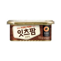 청정원 맛있는밑반찬 잇츠팜 통조림 햄 순돈육 추천 자취 캠핑음식 115g 간단한요리 간편식, 46개