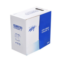 엠비에프 Category 6 옥외용 랜케이블 305m MBF-C6305BK, 블랙, 5개