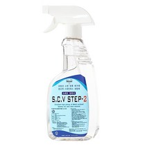 S.C.V STEP-2 600ml 엘레베이터세정제 휘발성금속광세정제 승강기청소 금속세척제 금속표면처리제