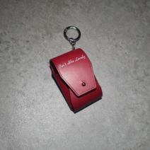 ITALY 배변봉투 케이스 가죽 풉백 똥츄 파우치, 블랙, 스트랩 타입