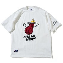 NBA 빅 로고 와펜 T티셔츠 자수 루즈핏 NBA팀 심벌 마크-패치 EMB 히트 76ERS 셀틱스 SUNS 레이커스 워리어스 굿즈 여름 컬렉션 반팔티