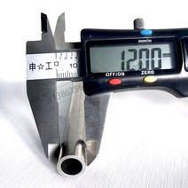 스텐주름관 스텐 자동차 기계 가공에 사용되는 금속 튜브 12mm 강관 10mm 탄소강 파이프 astm sch 튜빙 8mm, od12mmxid5mm, 10cm
