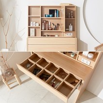 트루베퍼니처 에세이 보니 수납거울 콘솔화장대 (콘센트), 화이트