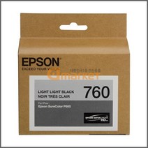 EPSON 정품포토잉크 T760900 Light Light Black SC-P600 26ml SC-P600, 1