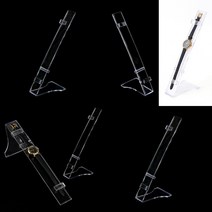 히뚜상점 일자형 시계 진열대 아크릴머리띠거치대 시계보관솜 ㄷ받침대 귀걸이판매대 아크릴귀걸이거치대 2단머리띠정리대 악세사리가판대 아크릴머리띠정리대 아크릴집기