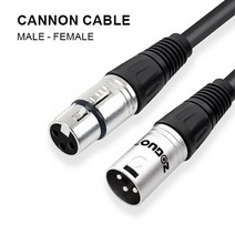zoguo xlr 마이크 케이블 남성-여성 믹서 audio rca hifi high fidelity sound quality 증폭기 케이블 블랙, 검은색, 1m