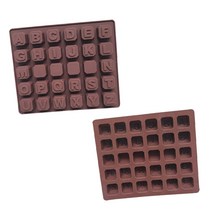 실리콘몰드 알파벳 큐브 30구 알파벳몰드 데코 초콜릿 비누 사탕 레진 케이크