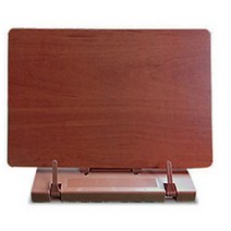 북스탠드 각도 책받침 독서대-소 30X24.5cm 높이조절 책거치대, 월넛