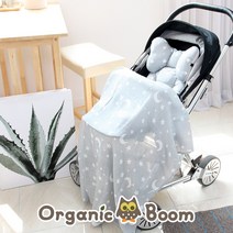 [오가닉붐]착한 유기농 1+1행사-대나무 밤부 머슬린 블랭킷/속싸개/거즈 여름 낮잠 어린이집 아기 이불, 선택1_감자돌이 머슬린 블랭킷:선택2_베이직 오가닉 블랭킷