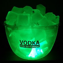led 아이스버켓 얼음통 불나바켓 BULNA버킷, 레드