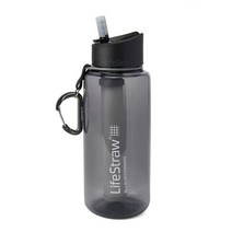 라이프스트로우 LifeStraw Go 2단계 정수병 1리터, Gray