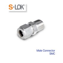 락피팅(Lok Fitting) 메일콘넥터 (Male Connector) SMC 인치(Inch) S-LOK(에스락), SMC24-32, R(PT)