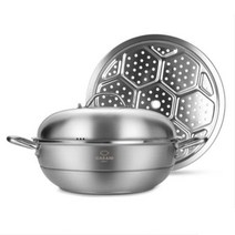 까사니 찜기 찜솥 2단 찜냄비 찜통 채반 스티머 34cm _ 321215EA, 플러스쿠팡 본상품선택, 플러스쿠팡 본상품선택