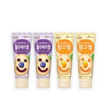 복음자리 짜먹는잼100g(블루베리2개+망고2개), 1세트