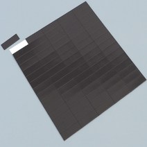 전단지 인쇄물 부착 조각 고무 자석 판 30X10MM 75P
