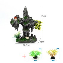 벽걸이어항 아크릴어항 가정용수족관3PCS 식물 Rockery 수족관 장식 및 조경 액세서리 대형
