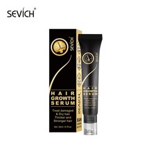 탈모에센스 샴푸 Sevich 20ml 생강 모발 성장 오일 농축기 에센스 안티 탈모 관리 두피 마사지 롤러 트리트먼트 빠른 헤어 세럼, [01] 20ml