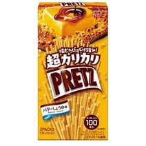 일본 글리코 Pretz 프리츠 버터 간장맛 75g 20개