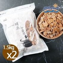 HACCP인증 식사대용 간편식 대용량 해초누룽지 1.5kg x 2봉 SENU15H2, 단품
