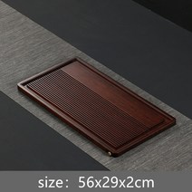 전통 원목 다도 차판 차 트레이 중국어 자연 대나무 배수 물 저장 이중 용도 거실, m2