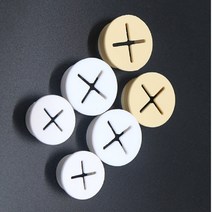 전선 홀 캡 책상 마감캡 선정리 타공 구멍 마개 커버, 25흰