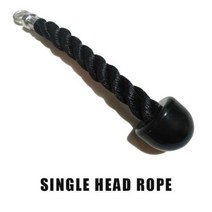 헬스용품 삼두근 운동 로프 장력 체육관 홈 또는 휘트니스 장비, Single head rope+Single head r
