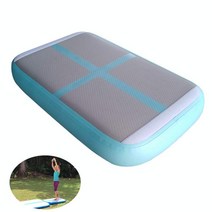 호별 1x0.6x0.2m 풍선 에어 트랙 체육관 매트 텀블, [01] 0.6x1x0.2m, [02] light cyan